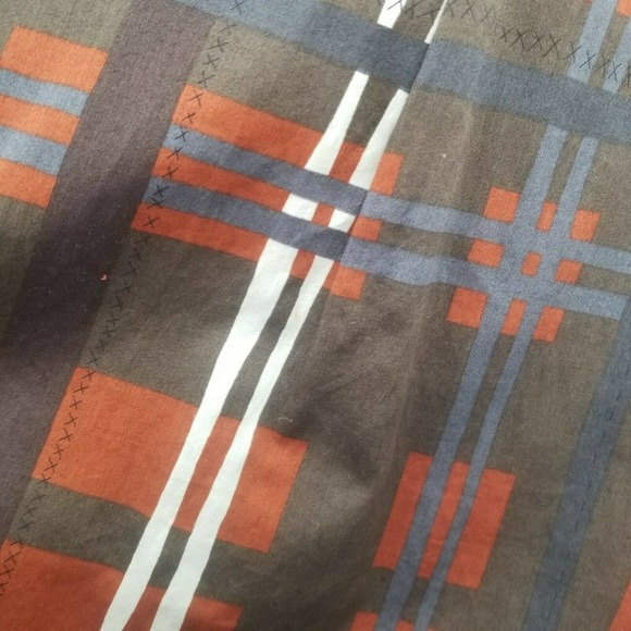 zara basic small plaid a line skirt - Picture 3 of 7